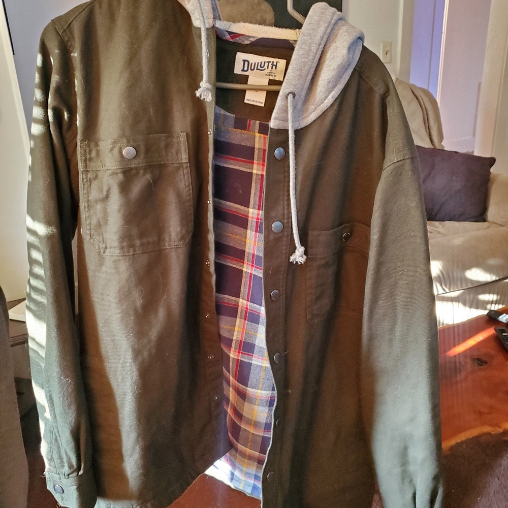 Men's Large Duluth Jacket with Hood